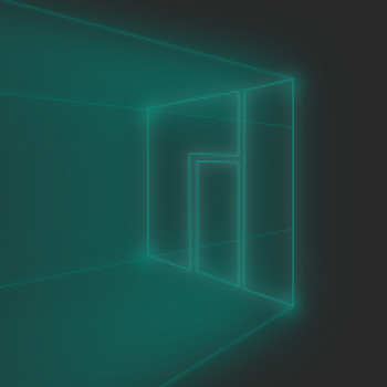 Manjaro Reflection Teal Wallpaper