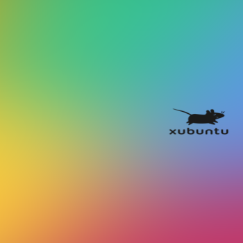 Xubuntu Minimalist Gradients Wallpaper