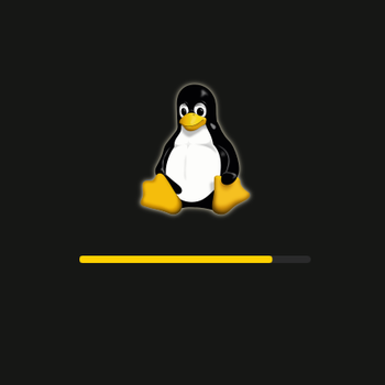 Simple Tux splashscreen