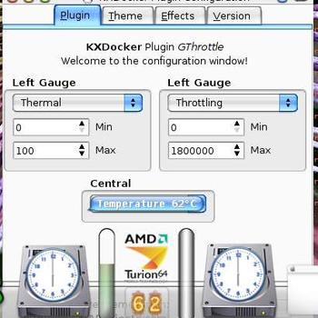 KXDocker GThrottle [thermal fan sensor]