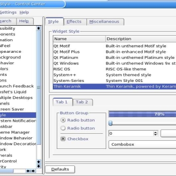 Thin Keramik for Slackware 9.1