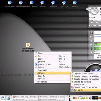 "Run As Root" for Service Menus