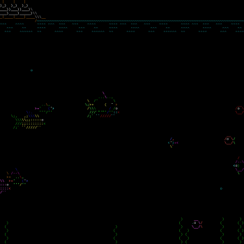 KDE Asciiquarium