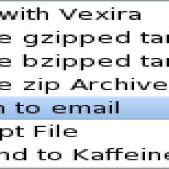 Attach to Email Service Menu