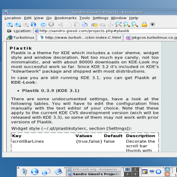 Plastik for Turbolinux