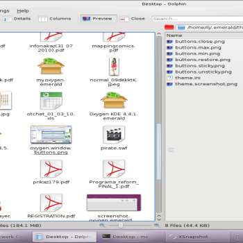 Oxygen KDE 4.5