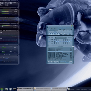 XMMS Blue Metal Theme