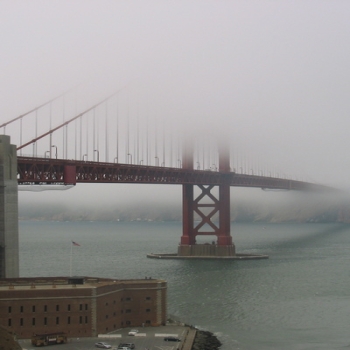 Disappearing Golden Gate Bridge