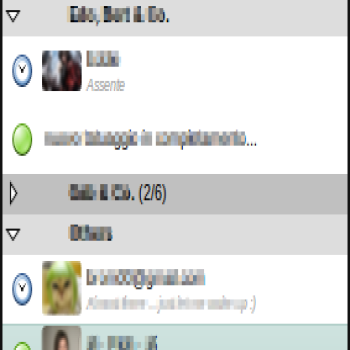Pidgin theme with avatars to the left