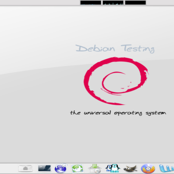 My Debian desktop [snowish mod]