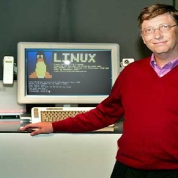Gates used Linux