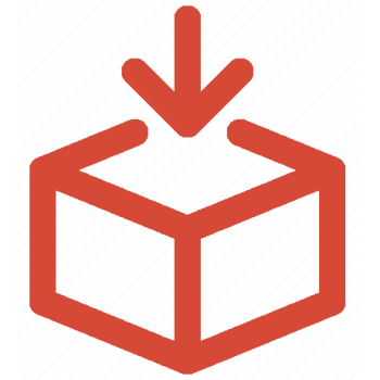 Numix-red package installer flat icon