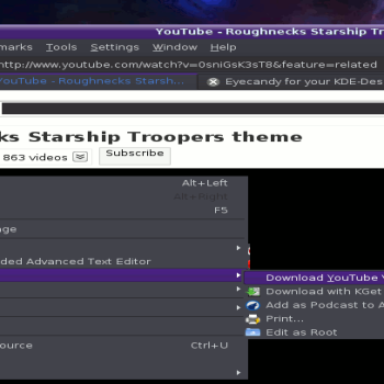 youtube servicemenu kde3trinity