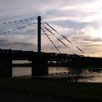 Bridge over river Rhein [1600x1200]