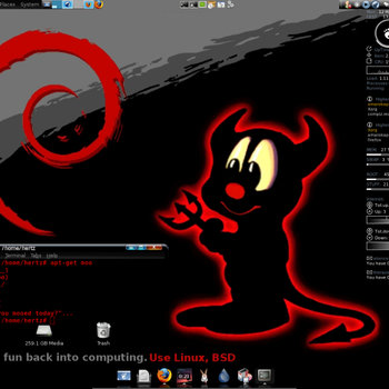 Horned Debian