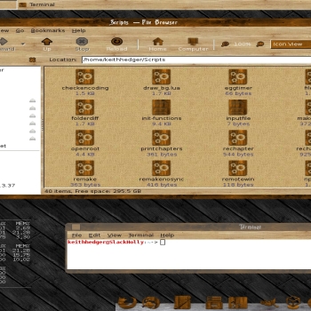 Old Brown Wood Theme