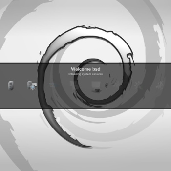 Debian KDE Splash