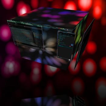 Colored Raindrops Cubecaps