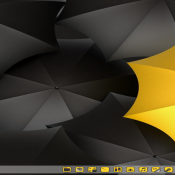 Deepin - Black and Yellow theme