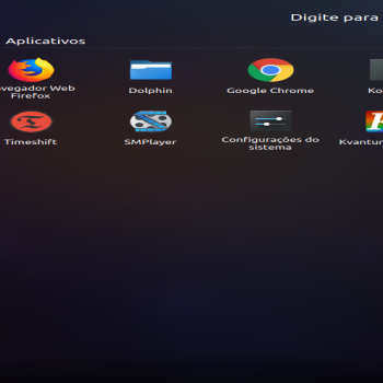 Simplified fork of Full Screen KDE menu