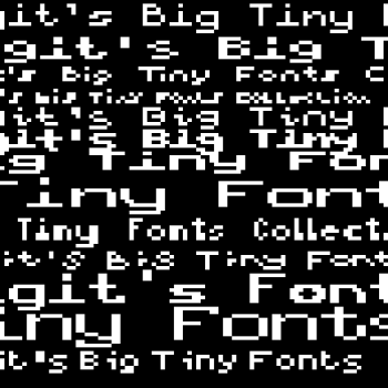 Digits Big Tiny Font Collection 2