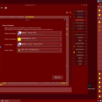 Rev22 Stars - Status Icon Pidgin theme