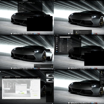 Black-Out-GS Gnome Shell Theme
