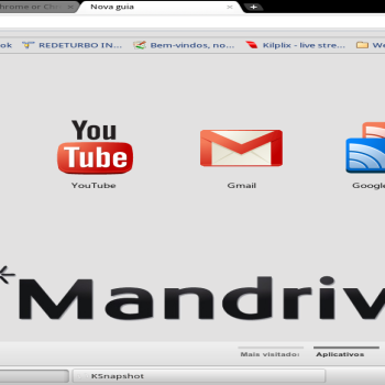 Mandriva  Old Logo Chromium Theme
