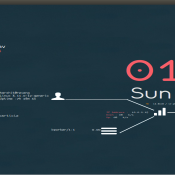 Infinity Dark Conky Theme