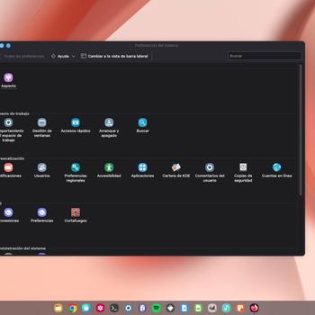 ChromeOs KDE Darknes
