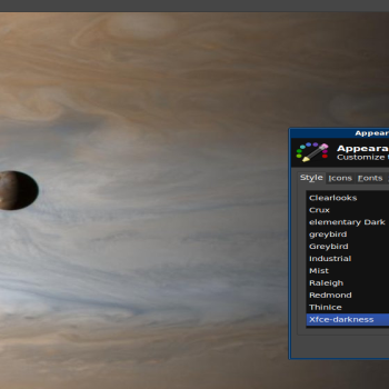 Xfce-Darkness dark GTK2 and GTK+ theme