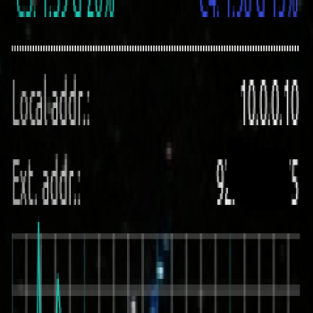 Conky/LUA system monitor with linegraph/bargraph