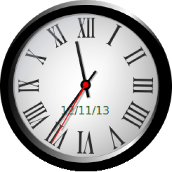 Plain Clock Roman Numerals