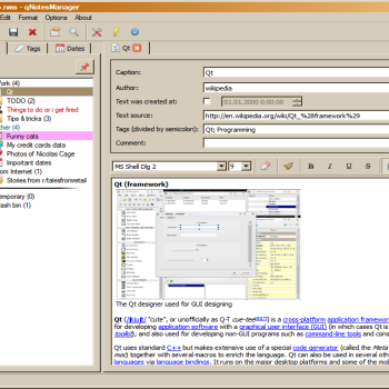 qNotesManager