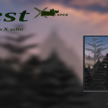 XFCE Forest Night