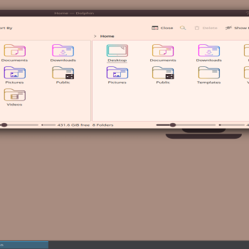Coffee Plasma Color Scheme