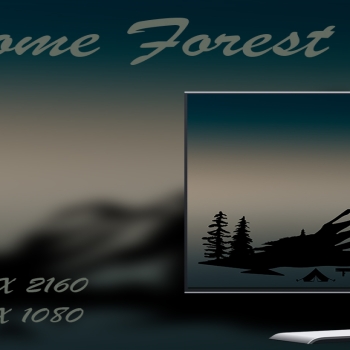 Gnome Forest Silhouette 02