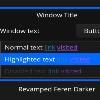 Scrapped Feren OS 2020 Dark