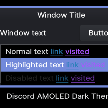 Discord AMOLED Dark Theme