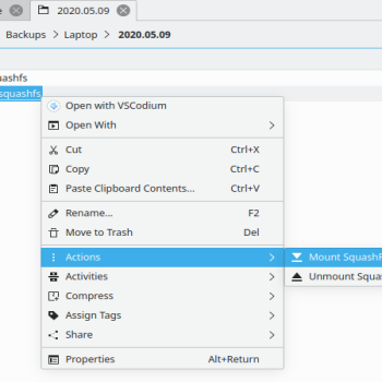 SquashFS mounter / unmounter - no root required