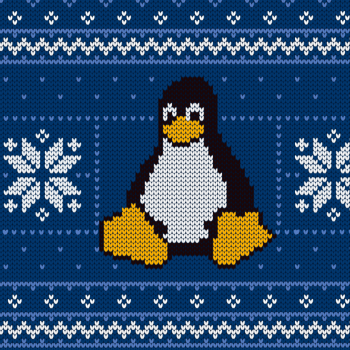 Wallpaper Festive Tux