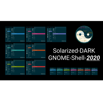 Solarized-Dark-GNOME-Shell-2020 [also support for GS-3.36]