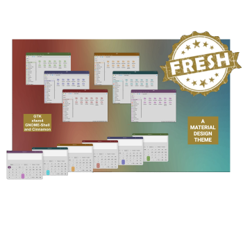 FRESH - A Material Design Theme [updated color elements]