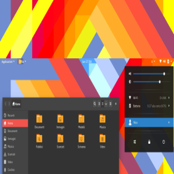 Geometric rainbow screenshot