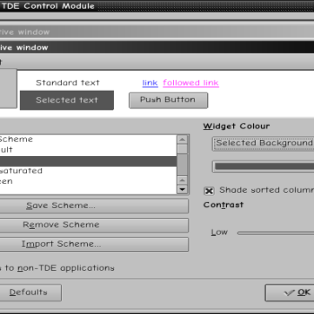 KDE 1.x (colour scheme) - somewhat desaturated