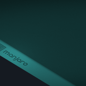 Manjaro-Cyan-Wallpaper