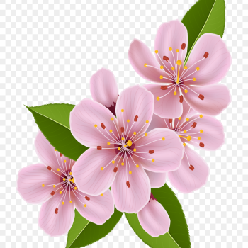 cherry blossom flower clipart