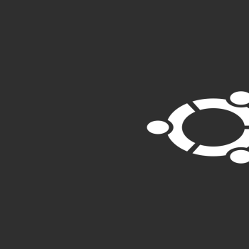 Ubuntu Wallpaper - white and dark