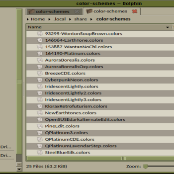 New Earthtones Color-scheme