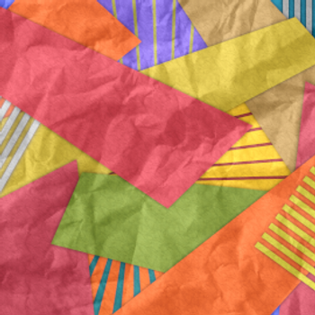 Coloured Paper and Marble